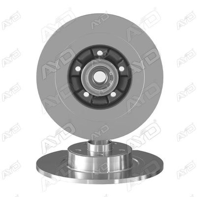 AYD 10-50769B Rear Brake Disc Escape IV 02 > 05 Vel Satis 02 > 09 1.9 dCi 2.0 16V 2.2 dCi 3.0 dCi with — Brake Rotors & Drums