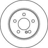 TRW DF4948 Disc Brake - 07-14 C-Class (W204) — Brake Rotors & Drums