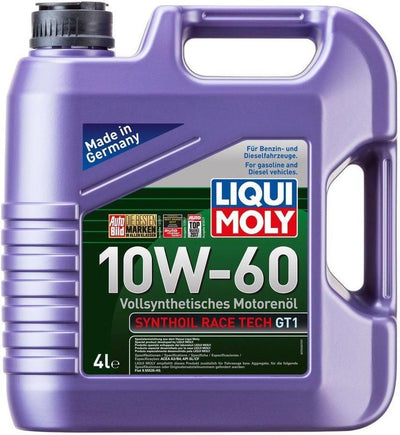Liqui Moly 10W-60 7535 Motor Oil Synthoil Race Tech GT1 Engine Oil — Fluids & Chemicals