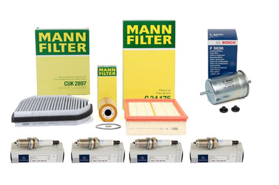 Mercedes W210 Body E200 Scheduled Service Filter Set Manual with A/C Bujili — Auto Parts Hall, Maintenance & Service Kits