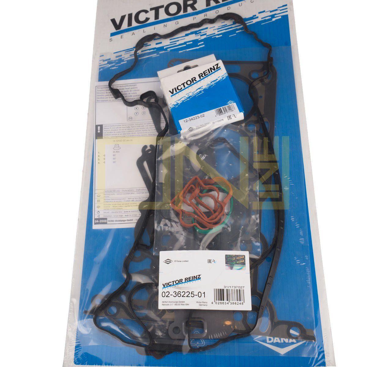 Victor Reinz 02-36225-01 Opel Corsa C-D / Astra G-H 1.2-1.4 Twinport Z12XEP-Z14XEP Upper Set Gasket 2004 ve — Gaskets & Seals
