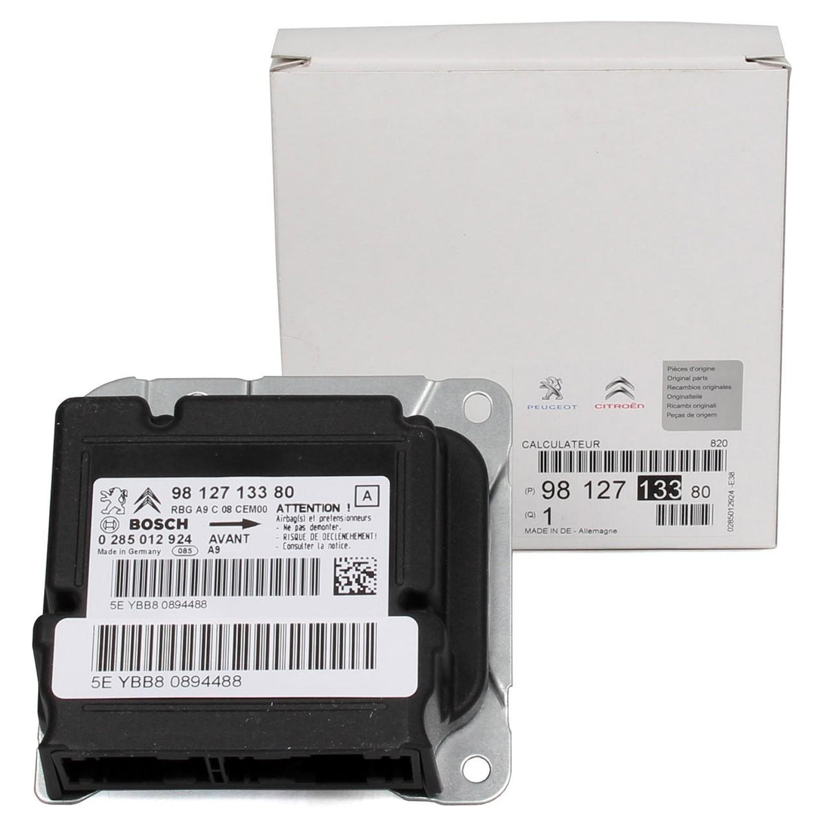 PSA 9812713380 Airbag Beyni 208 YM Yetkili Servis Product — Airbag & Safety Sensors