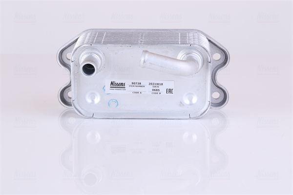 Nissens Oil Cooler 90738 - Oil Cooler for C30, XC60 & XC70 Models — Oil System