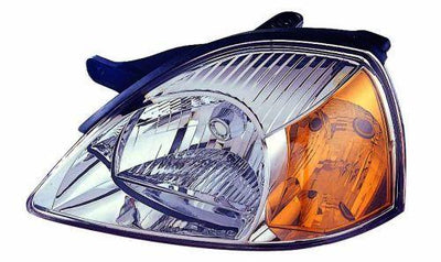 Depo 223-1114L-LDEMY Headlight Left Kia Rio 2003-2006 with Motor Yellow — Headlights