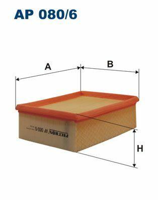 FILTRON AP080-6 Air Filter - Pt.206 & Xsara 2.0Hdi — Air & Cabin Filters
