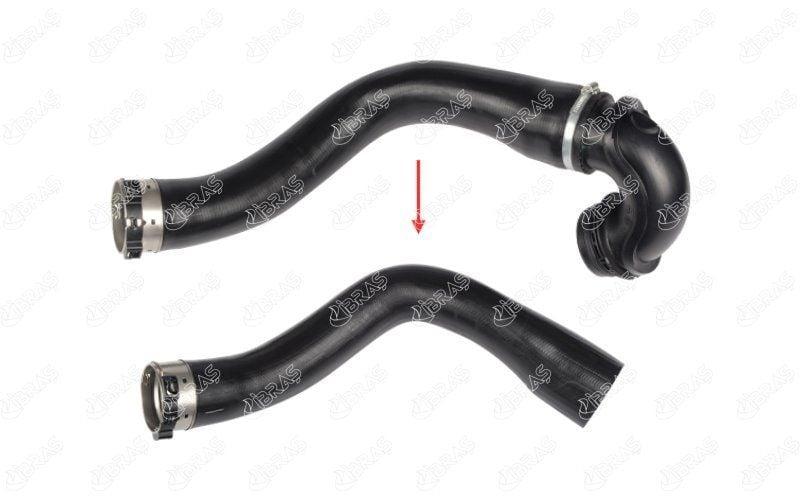 IBRAS Turbo Output Hose with Metal End - Compatible with Insignia A Models — İbraş, Turbo & Supercharger