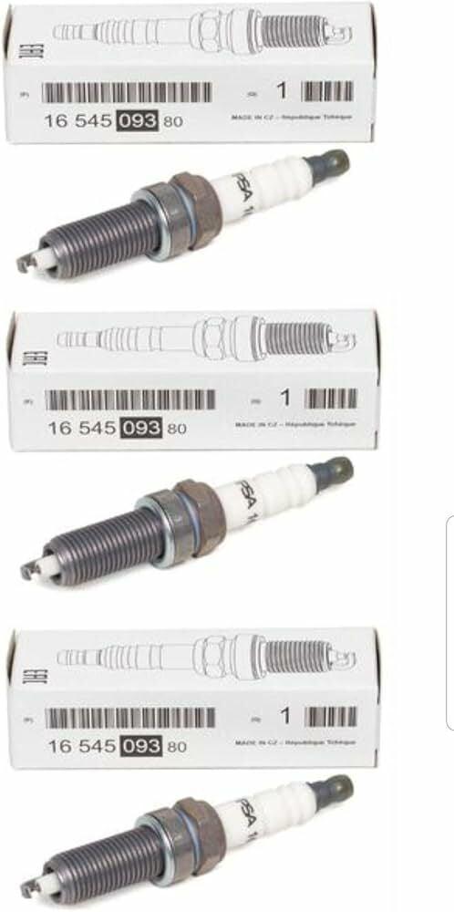 Citroen Ignition Spark Plug Set for C-Elysee 1.2 VTi - Original 3 Pack — Citroën, Coils & Plugs