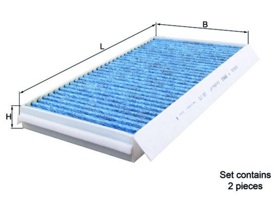 Mahle LAO173-S Cabin Air Filter E65-E66 Bm 01-05