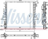 Nissens Radiator - Water Radiator for Range Rover Sport 5.0 — Radiators & Fans