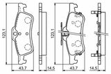 BOSCH 0986494719 — Brake Pads