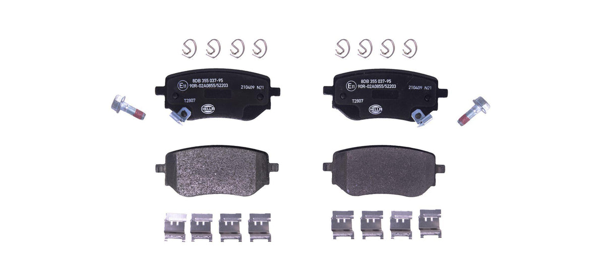 Hella 8DB355037-951 Brake Pad Rear X-Class 470 17 > — Brake Pads