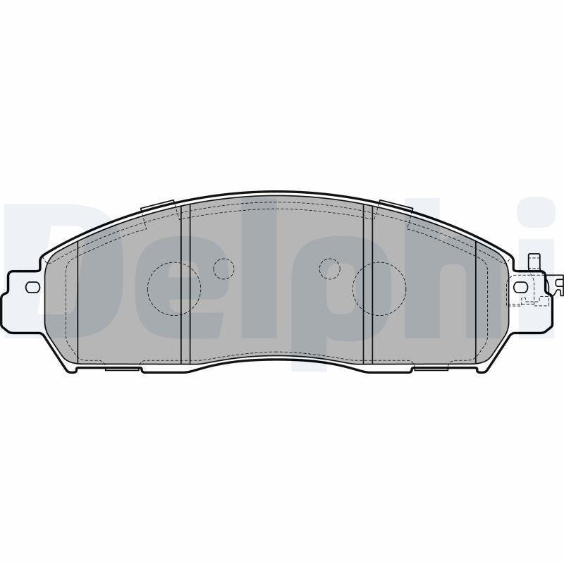 Delphi LP3291 Front Brake Pad Nissan Navara D23/NP300 2015-, 2.3 4x4 — Brake Pads