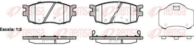 REMSA 1208.02 Brake Pad Accent III Mc 10 05 — Brake Pads