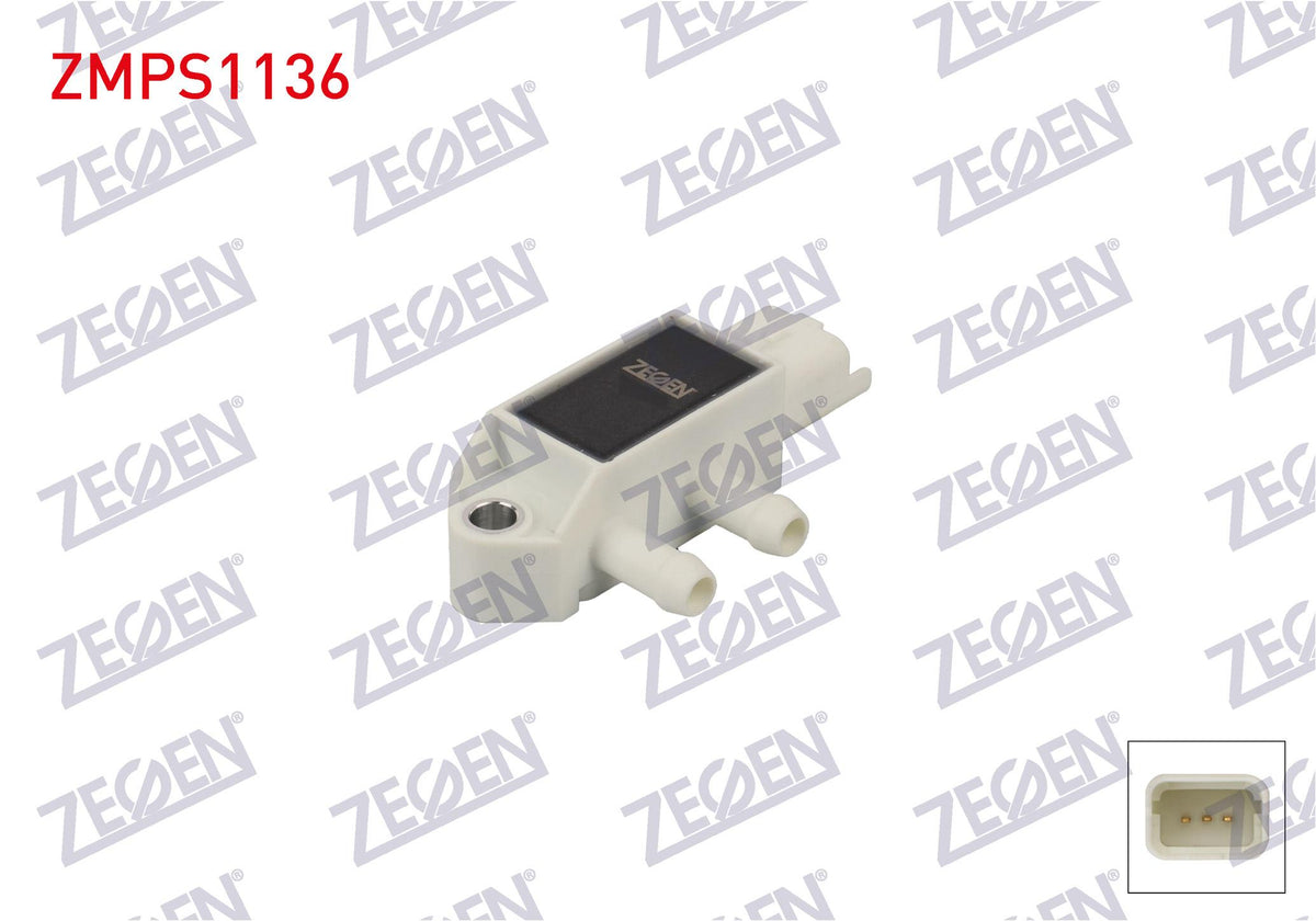 Zegen ZMPS1136 Map Sensor Dacia Duster 1.5 dCi / Nissan Qashqai / X-Trail 1.6 dCi / Mercedes (W17 — Engine Management Sensors