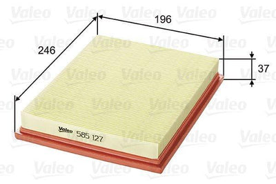 VALEO Air Filter for Fiat Palio 1.2 & 1.7 TD, Siena — Air & Cabin Filters