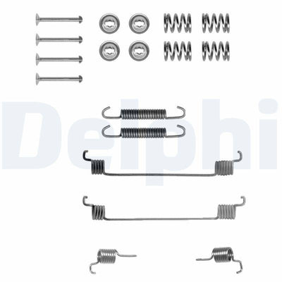 Delphi LY1061 Brake Spring Repair Kit Clio II 206 Fiorino Panda Punto Tipo Egea — Brake Cables & Hardware