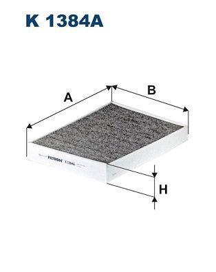 FILTRON K1384A Pollen Filter - Active Carbon Filter for Volvo 16-S90 V90 XC90 — Air & Cabin Filters