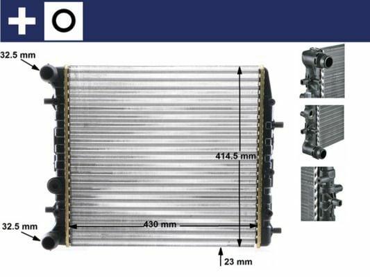 BEHR CR454000S Radiator - Cooling Solution for VW Polo 1.4 16V — Radiators & Fans