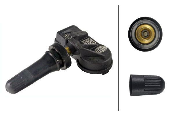 Hella 6PP358139-461 Bushing Pressure Sensor Opel Astra J / Insignia / Corsa D / E (433Mhz / 4Nm Valve End Bushing) Black