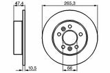 BOSCH Brake Discs 0986478305 for Renault Espaca III — Brake Rotors & Drums