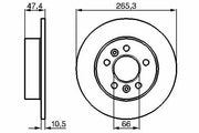 BOSCH 0986478305 Brake Discs for Renault Espaca III, High performance brake discs set of 2 from BOSCH BOSCH Brake Discs 0986478305 - High Performance for Renault Espaca III Owners | Set of 2 BOSCH Brake Discs for Renault Espaca III | Set of 2 bosch, brake-discs, renault-espaca-iii, car-parts, automotive, mechanics, performance, high-quality, ai-generated, braking-system