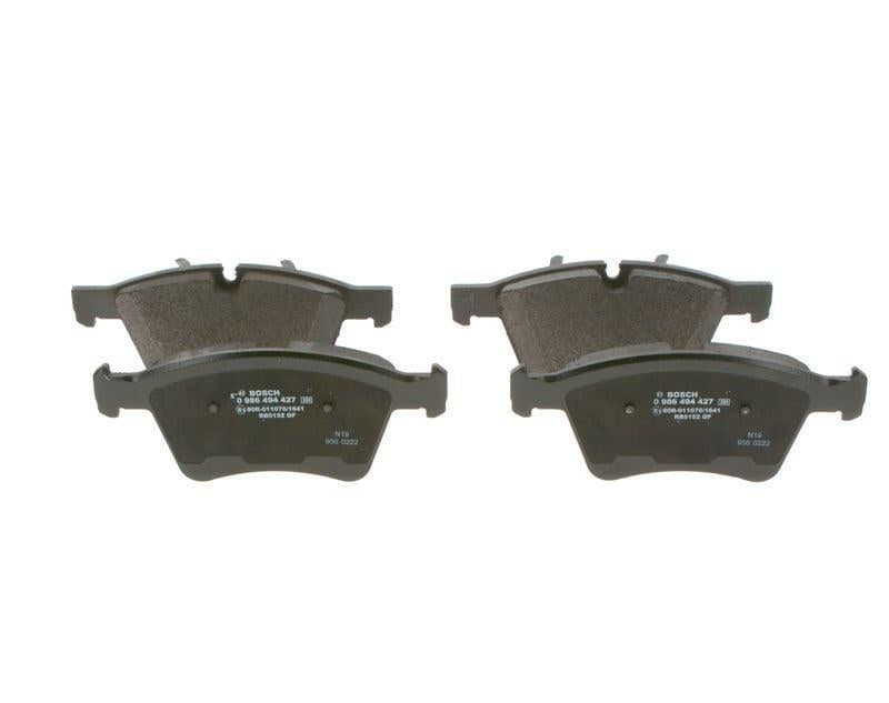bosch 0986494427 front brake pads, front brake pads for ml 164 / 251, bosch brake pads low-metallic material BOSCH 0986494427 Front Brake Pads for ML 164 / 251 - 4-Matic | Low-Metallic Material, ECE-R90 Certified BOSCH 0986494427 Front Brake Pads - High Performance bosch, brake-pads, ml-164-brake-pads, ml-251-brake-pads, 4-matic, automotive, car-maintenance, auto-parts, braking-system, ai-generated