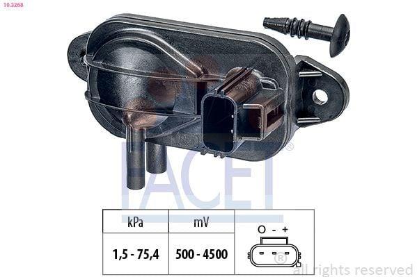 FACET 10.3268 Catalytic Converter Sensor DPS Connect - Compatible with Jumper III, Boxer III & Fiesta — Catalytic & DPF
