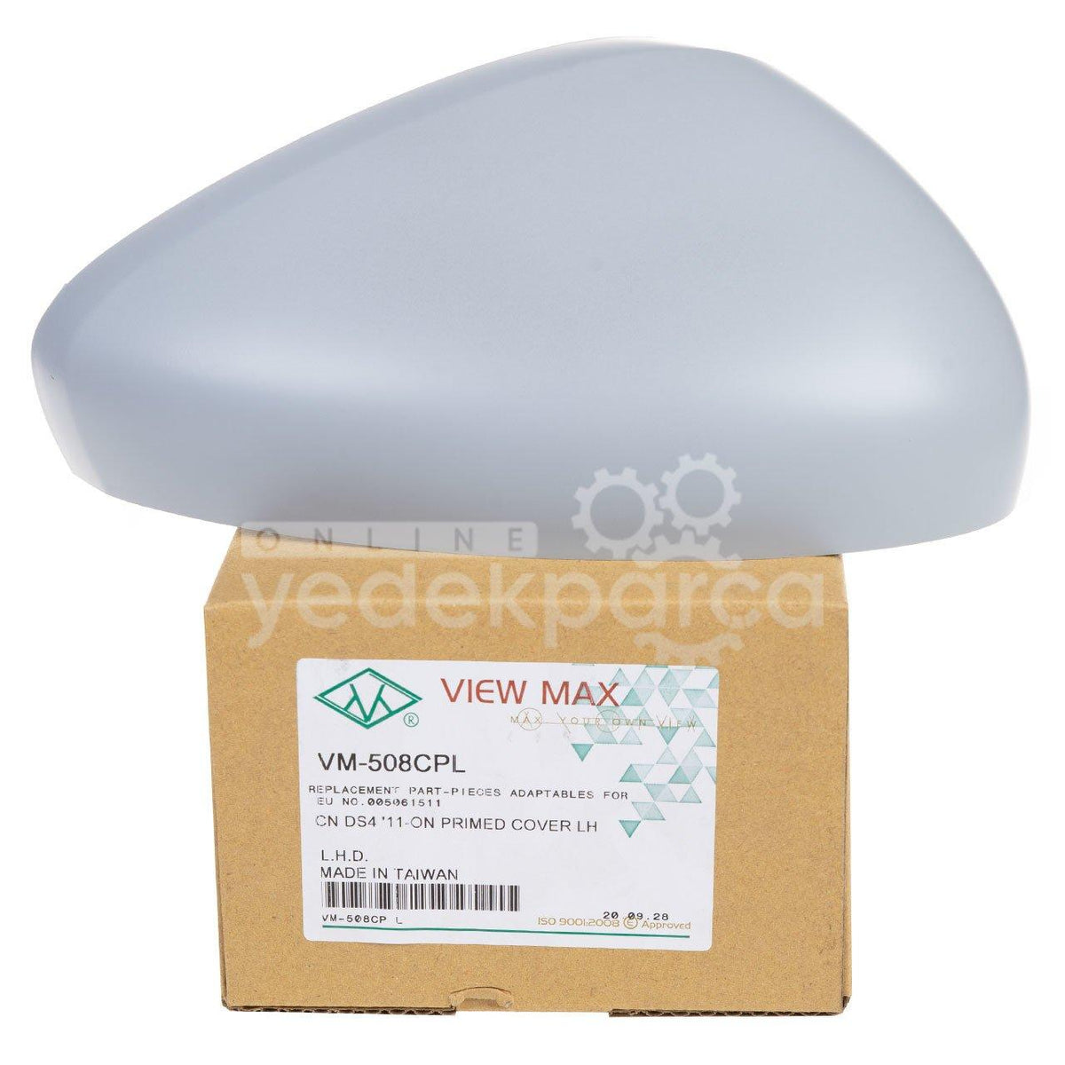 Viewmax VM508CPL Citroen C4 2011-2017 Left Mirror Cover Primed (Driver Side) — Mirrors