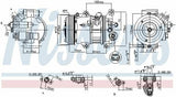 Nissens Climate Compressor - Toyota Auris & Avensis — A/C Compressor