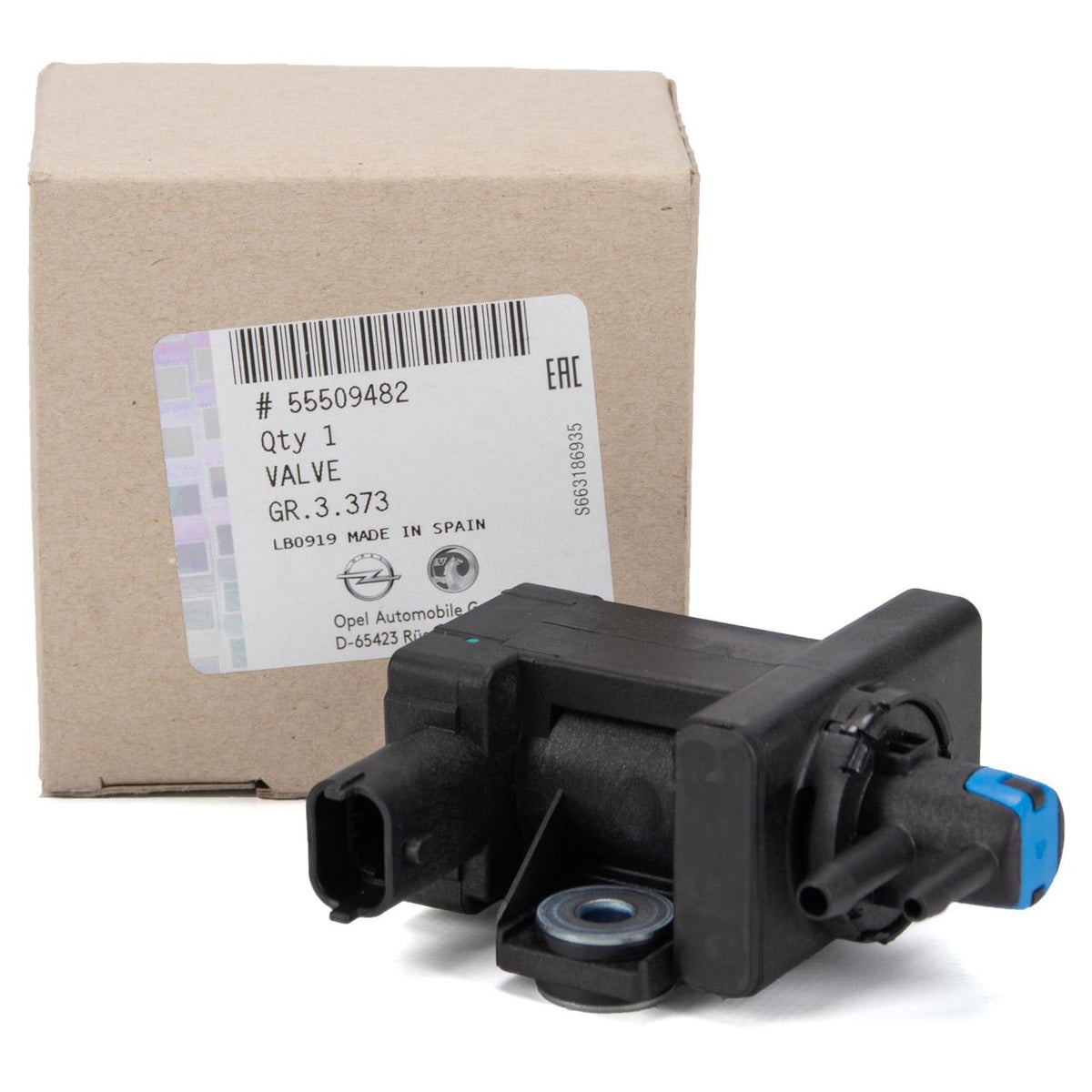 PSA 55509482 Turbo Solenoid Valve Astra J Astra K Insignia B Zafira C Mokka Trax B16DTL — Valves & Actuators