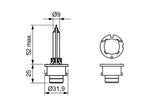 BOSCH Xenon Bulb 12V 35W D4S — Headlights