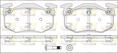 ROADHOUSE 2144.70 Brake Pad 205 I 741A C 741B. 20D 02 83-Xx — Brake Pads