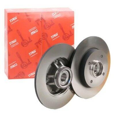 TRW Peugeot 308 Rear Brake Disc Set - Performance for 2007-2013 Models — Brake Rotors & Drums