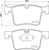 HELLA Pagid Brake Pads - Replacement for BMW F20, F25, F30