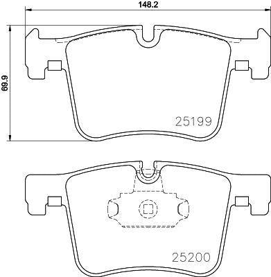 hella pagid brake pads for bmw, premium brake pads set for bmw f20 f25 f30 HELLA PAGID Brake Pads - Premium Quality Replacement for BMW F20, F25, F30 | Set of 4 HELLA PAGID Brake Pads for BMW F20/F25/F30 hella-pagid, brake-pads, bmw-f20, bmw-f25, bmw-f30, car-accessories, auto-parts, mechanics, car-owners, ai-generated