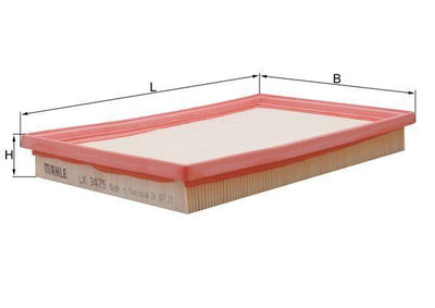 Mahle LX3475 Air Filter Suzuki Sx4 Fiat Sedici 1.6 10-16V — Air & Cabin Filters