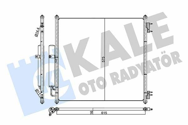 Kale Radiator 357820 - Air Conditioning Radiator for Defender L663, Discovery V L462 and 2 more models — Radiators & Fans