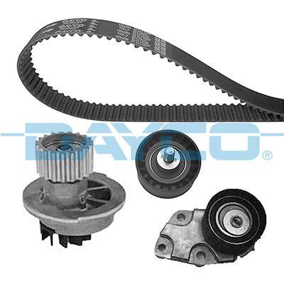Dayco KTBWP5590 Timing Belt Tensioner Set + Water Pump Aveo/Kalos/Lacetti/Cruze F14D3-F16D3 1.4-1.6 — Water Pump & Thermostat