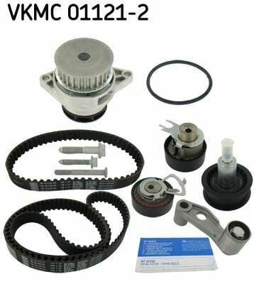 SKF VKMC01121-2 Timing Belt & Water Pump Set for 97-05 Golf IV, Bora, Polo 1.6 16V — Water Pump & Thermostat