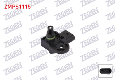 Zegen ZMPS1115 Map Sensor Peugeot 208 / 308 / 508 1.6 Thp / Citroen C4, Ds3 and 2 more models — Engine Management Sensors