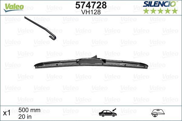 Valeo 574728 Wiper Blade Sorento / Soul / Cr-Z / Land Cruiser 2009