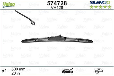 Valeo 574728 Wiper Blade Sorento / Soul / Cr-Z / Land Cruiser 2009 — Wipers