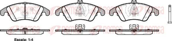 REMSA 1304.00 Brake Pad — Brake Pads