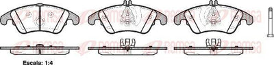 REMSA 1304.00 Brake Pad — Brake Pads