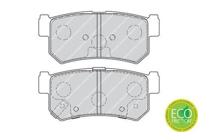 FERODO FDB1937 Rear Brake Pad - Compatible with Shanyong Actyon (2005+) — Brake Pads