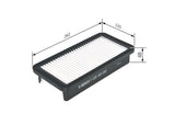BOSCH Air Filter F026400093 - Air Filter for Accent III & Rio II — Air & Cabin Filters