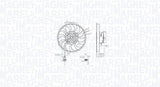 TOPRAN Fan Motor 350W - 280mm for VW Transporter — Motors, Pumps & Antennas