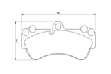 BOSCH Brake Pad Set - Front Brake Pads for Touareg & Cayenne