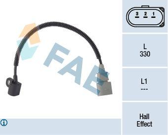 FAE 79341 Crankshaft Speed Sensor Golf V-Jetta-Passat-Tiguan 2.0 TDI AZV-BKD-BKP-BRE 04-10