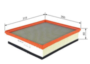 bosch f026400609 air filter, air filter for 11-amark 2.0 tdi tsi BOSCH Air Filter F026400609 - Compatible with 11-Amarok 2.0 TDI/TSI | Sponge-Type Filter BOSCH Air Filter - 11-Amarok 2.0 TDI/TSI bosch, air-filter, 11-amark, sponge-type, car-parts, vehicle-maintenance, engine-cleaning, automotive-repair, ai-generated, car-owners